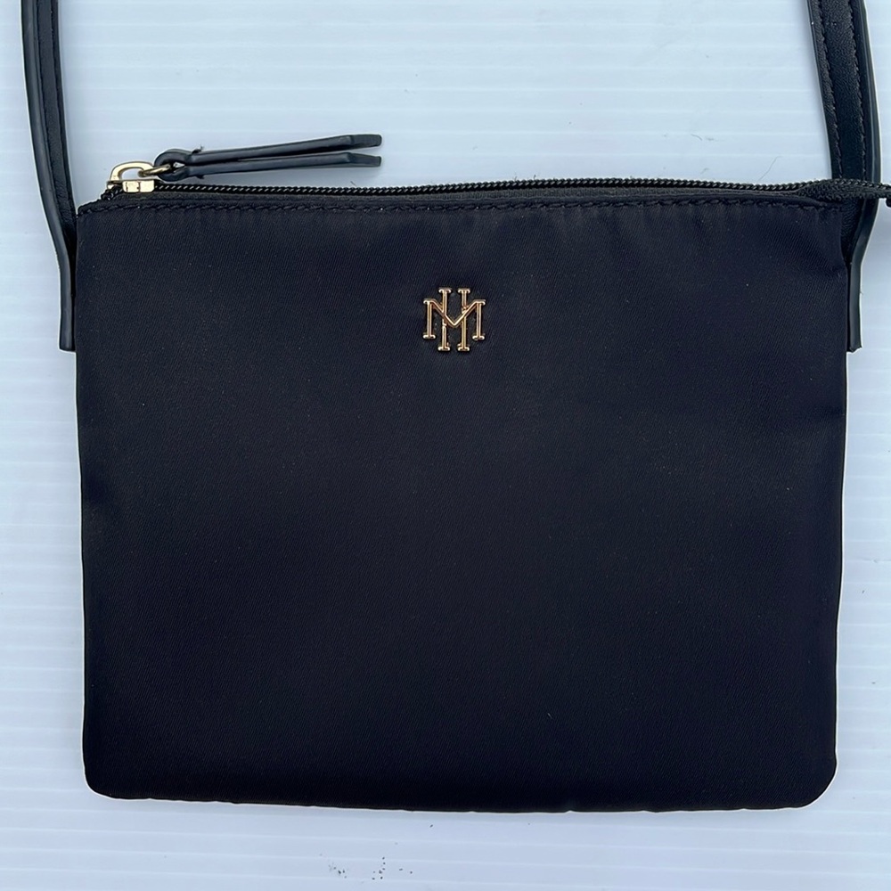 MARK & HALL Small Black Polyester Crossbody Bag